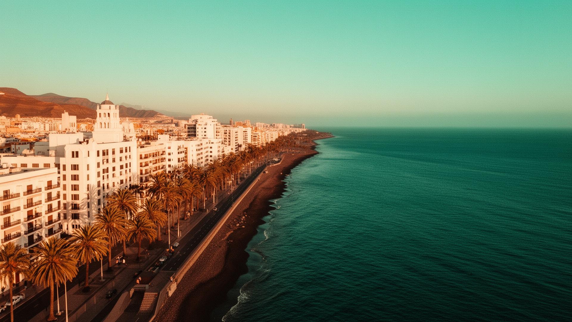 Las Palmas de Gran Canaria coastline