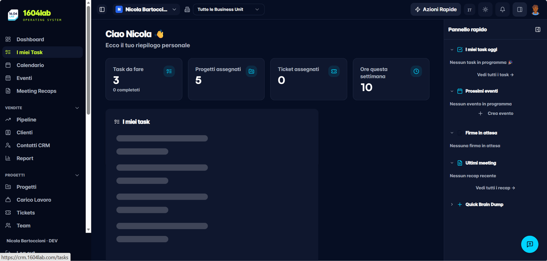 1604lab AgencyOS — sistema operativo interno