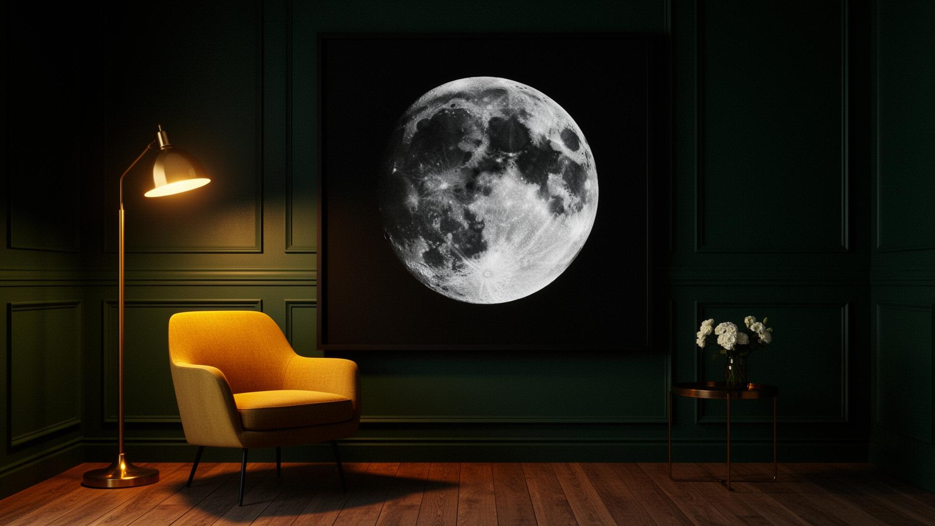 Moonditation — primo Shopify store del lab 1604: poster artigianali della tua fase lunare